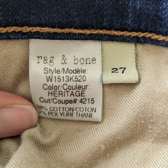 RAG & BONE High Rise Skinny Jeans - Picture 6 of 7